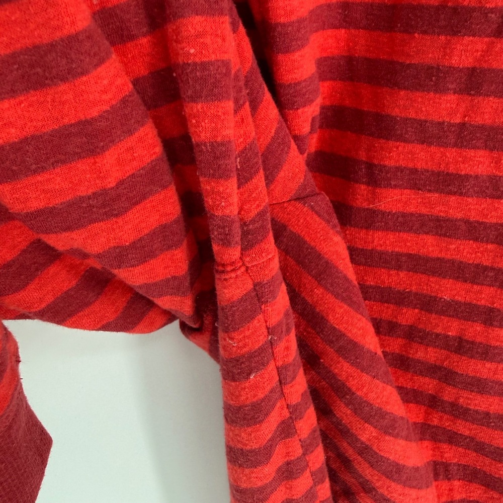 MARINE LAYER‎ RED STRIPED ONE PIECE PAJAMA MODAL ORGANIC COTTON SMALL - Picture 4 of 10